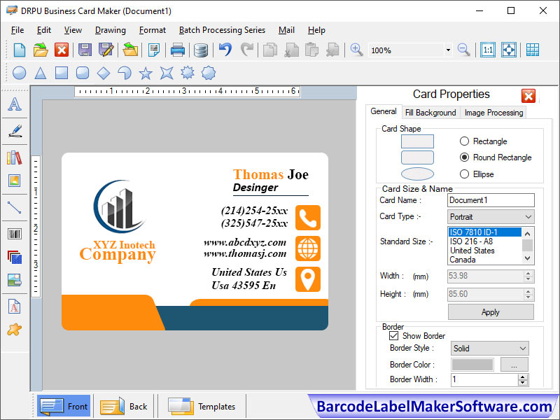ID Card Designer Software 5.3.7 full