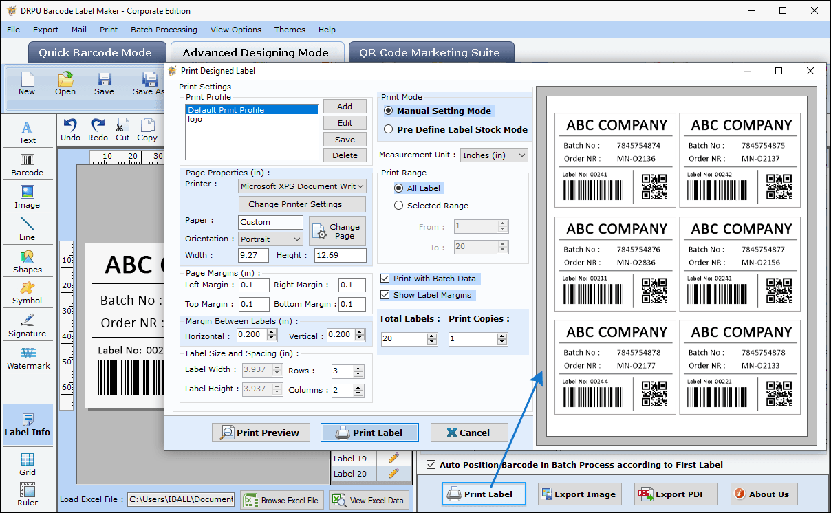 Barcode Label Maker Software for Mac
